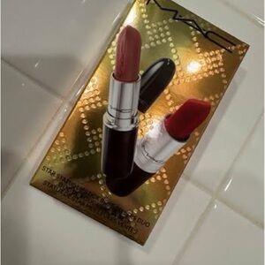 MAC Cosmetics Lipstick Set - Bold Red & Soft Pink